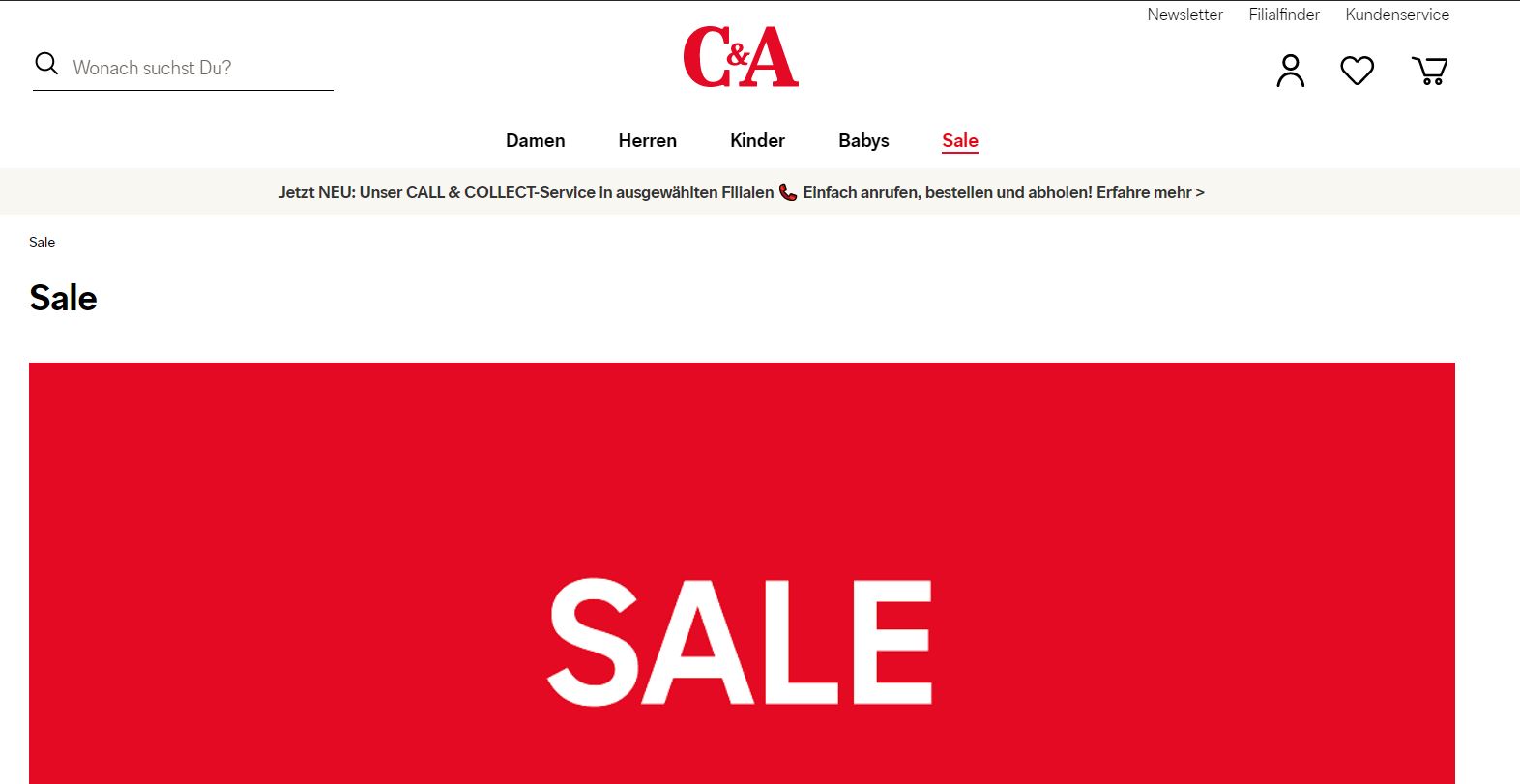 C&A SALE